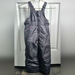 Black Snow Bib Overalls